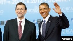 Los dos mandatarios se encontraron en la cumbre de la OTAN en Chicago en 2012. 