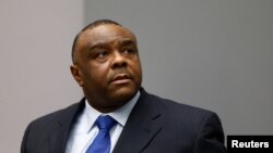 Jean-Pierre Bemba Gombo, ancien vice-président congolais, é la Cour pénale internationale (CPI), à la HAye, 21 juin 2016.