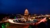 A traffic photo at the Cambodian Independence Monument. (AP Photo/Heng Sinith)