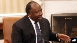 Le président gabonais Ali Bongo Ondimba au bureau Oval, à la Maison Blanche, à Washington, 9 juin 2011.