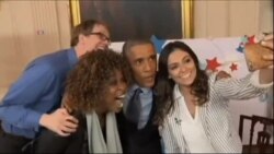 نشست باراک اوباما با سه هنرمند یوتیوبی