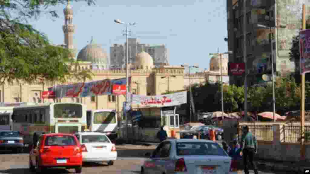 Banners blanketed parts of Cairo, although voter interest appeared as slight as in recent years.