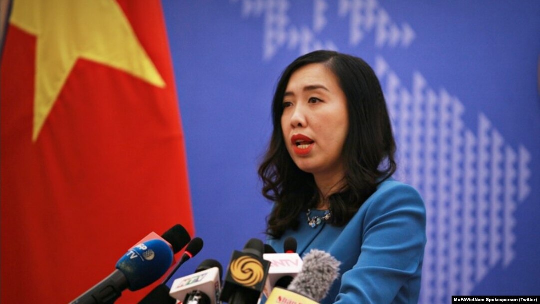 Người phát ngôn Lê Thị Thu Hằng.
