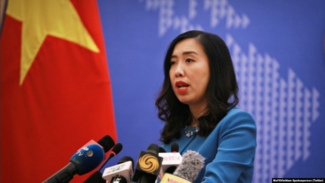 Người phát ngôn Bộ Ngoại giao Việt Nam Lê Thị Thu Hằng.