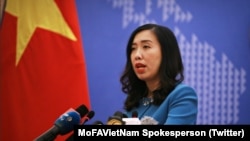 Người phát ngôn BNG Việt Nam Lê Thị Thu Hằng.