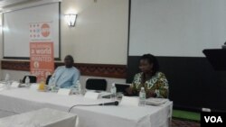 UNFPA Country Rep,Mr Cheik Tidiane Cisse ,Dr Portia Manangazira