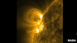 Loops, flares and eruptions on particularly active day on the sun. As the sun ages, it will expand and the Earth will be too hot to support life. (Credit: NASA/Solar Dynamics Observatory)