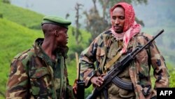 지난 3일 콩고민주공화국 키부에서 촬영된 무장반군들.