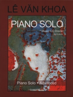 Bìa sách nhạc piano do nhạc sĩ Lê Văn Khoa biên soạn