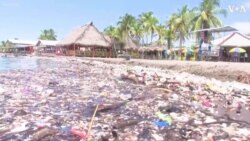 Trash Tsunami Blights Honduras Beach 