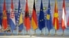 Flags at EU-Western Balkans summit 