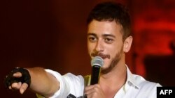 Le chanteur marocain Saad Lamjarred au Festival international de Carthage en Tunisie, le 30 juillet 2016.