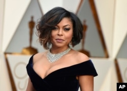 Taraji P. Henson arrives at the Oscars on Feb. 26, 2017, at the Dolby Theatre in Los Angeles.
