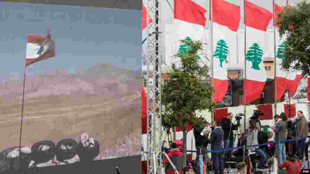 Lebanon marks its Independence Day in Beirut, Nov. 22, 2017. Lebanon borders Syria, and a recent military offensive has driven back Islamic State from that border — an offensive that involved both the Lebanese army and Hezbollah. 