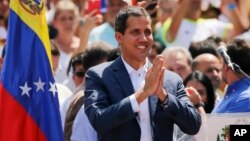 Lãnh tụ đối lập Juan Guaido.