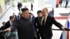 2019年4月25日，俄羅斯總統普京在俄羅斯遠東港口符拉迪沃斯托克的遠東聯邦大學會見北韓領導人金正恩
