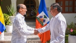 A binational Council of Ministers meeting between Colombia and Haiti take place in, Colombia, on Saturday, December 21, 2024. 