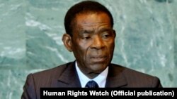 Teodoro Obiang Nguema, le président de la Guinée équatoriale