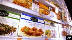 Produk makanan halal yang dijual di supermarket di Amerika. (Foto: Dok)