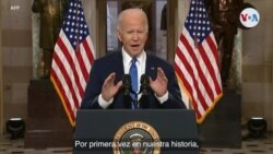 Biden dice que Trump "trató de impedir el traspaso pacífico del poder"