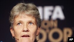 Pia Sundhage fue la entrenadora encargada de hacer la selección de jugadoras.