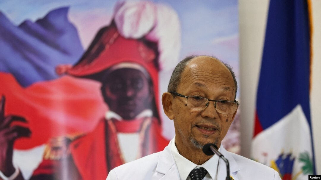 Foto Achiv: Leslie Voltaire, Prezidan Konsey Prezidansyel Tranzisyon Ayiti, 17 Oktob, 2024. 