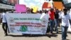 Some members of the Rural Teachers' Union of Zimbabwe.