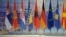 Flags at EU-Western Balkans summit 