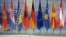 Flags at EU-Western Balkans summit 