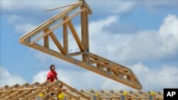 FILE - Construction activity is seen at a commercial complex in Springfield, Illinois.