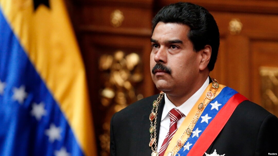 Wapres Venezuela Nicolas Maduro saat dilantik menjadi pejabat Presiden Venezuela menggantikan Hugo Chavez di Caracas (9/3). 