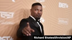 Jamie Foxx attends the American Black Film Festival Honors Awards at the Beverly Hilton Hotel on Sunday, Feb. 23, 2020, in Beverly Hills, Calif. 