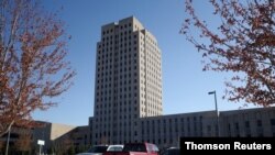 North Dakota State Capitol as the coronavirus disease outbreak continues in Bismarck