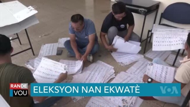 Ekwatè: Noboa - Gonzalez nan Dezyèm Tou Eleksyon Prezidansyèl
