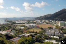 A general view of Road Town, Tortola in the British Virgin Islands, April 3, 2009. Corporations have long parked earnings in tax havens like the BVI in order to avoid paying Federal income tax.