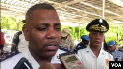 Kòmandan Polis Nasyonal d Ayiti (PNH), Michel-Ange Gédéon.