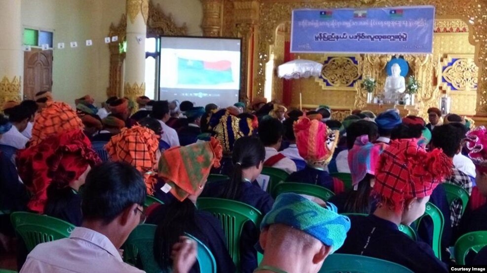 ပအို႔ဝ္လူထုေတြ႔ဆံုပြဲ (photo credit- Nan Soe FB)