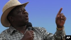 Movement for Democratic Change (MDC-T) leader Morgan Tsvangirai.