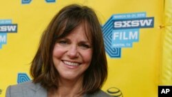 FILE - Actress Sally Field, pictured at the South by Southwest Film Festival in Austin, Texas, in March, is one of several artists who will receive the National Medal of Arts from President Barack Obama at a White House ceremony.