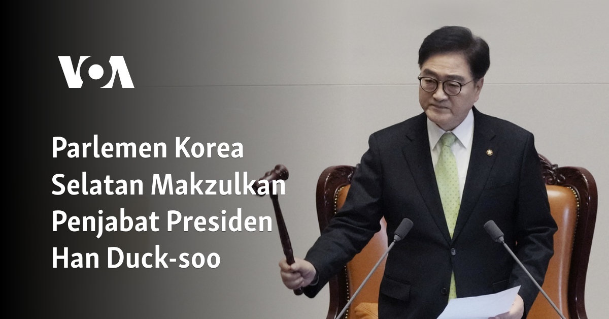 Parlemen Korea Selatan Makzulkan Penjabat Presiden Han Duck-soo