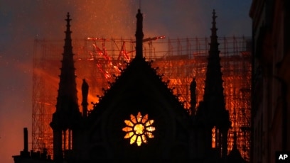 Image result for notre dame burning