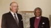 1986年7月21日，南非总统博塔 (P.W. Botha，左)和黑人主教图图会谈了将近两小时