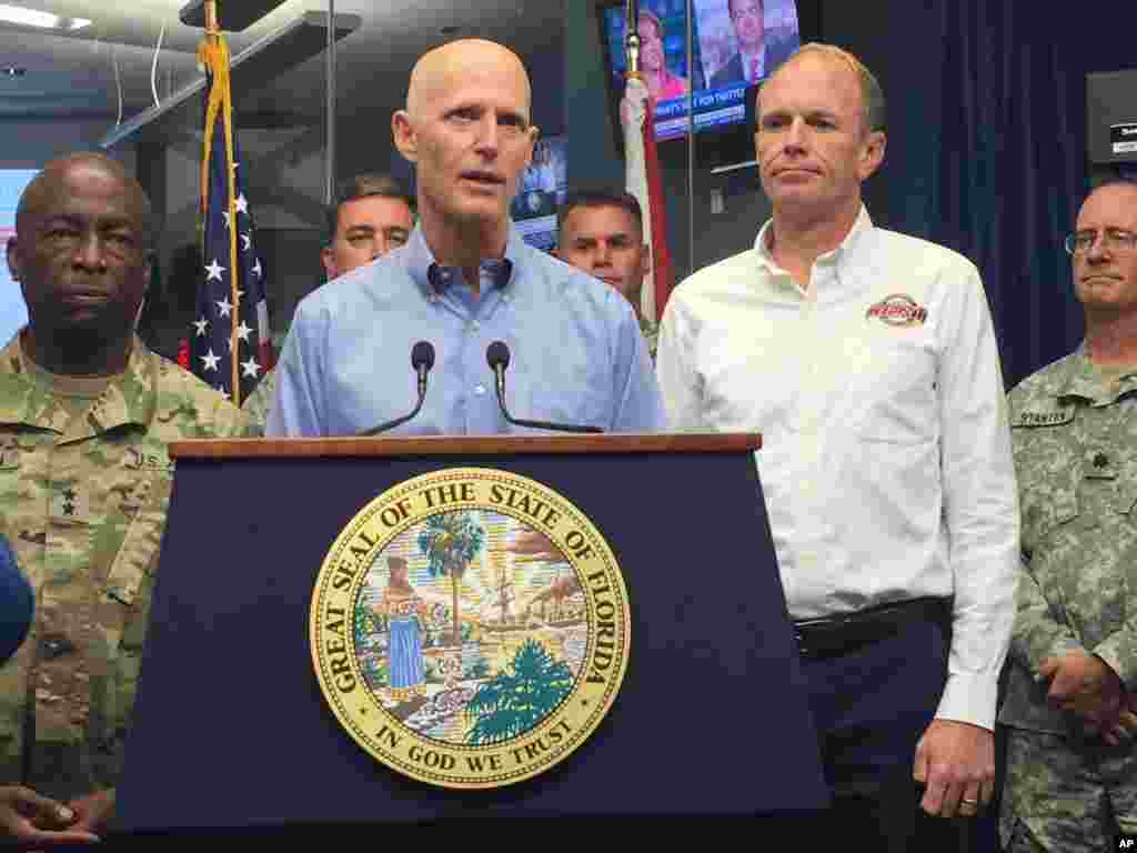 Mahaukaciyar Guguwa Hurricane Mathew Ta Doshi Florida. Oktoba 06, 2016