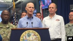 Govana wa Florida, Rick Scott akielezea kimbunga Mathew