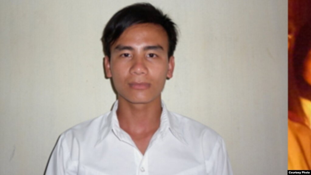 Ông Chu Mạnh Sơn hồi năm 2011, khi bị bắt vì tranh đấu cho tự do, dân chủ. 
