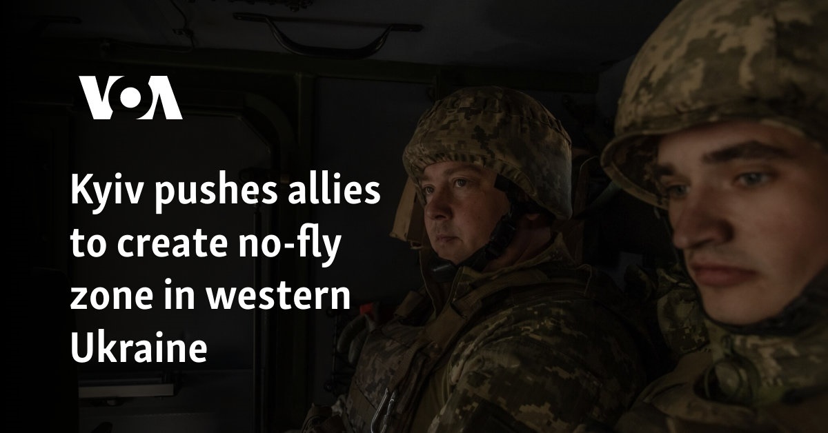 Kyiv pushes allies to create no-fly zone in western Ukraine