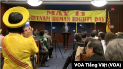 Lễ kỷ niệm Ngày Nhân quyền cho Việt Nam tại Quốc hội Hoa Kỳ, 11/5/2017.