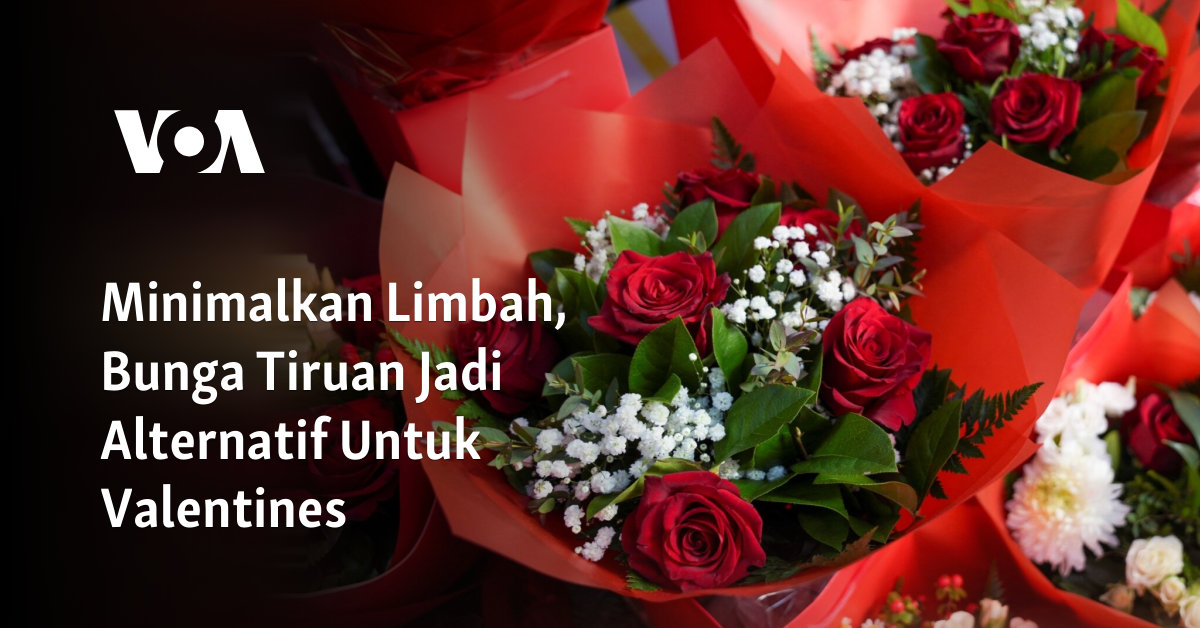 Minimalkan Limbah, Bunga Tiruan Jadi Alternatif Untuk Valentines