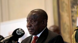 Le président sud-africain Cyril Ramaphosa.