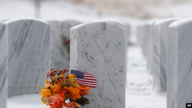 El Día de los Veteranos en Estados Unidos fue conmemorado este 11 de noviembre de 2019 en medio de nevadas.